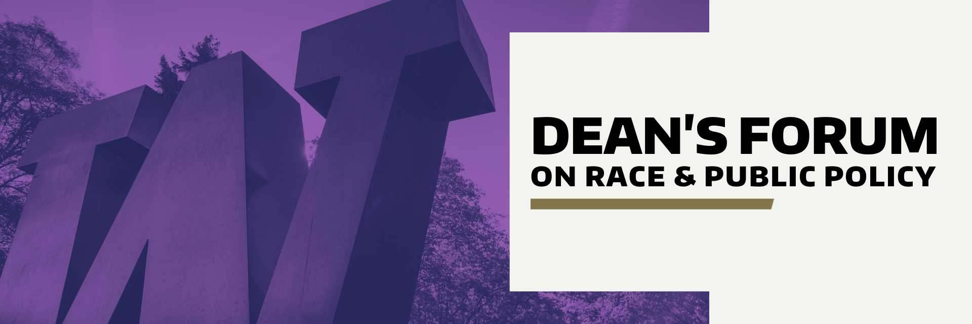 Dean's Forum of Public Policy & Governance