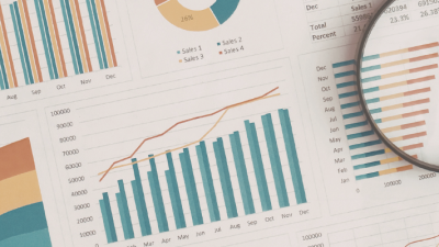 Chats and graphs laying on a table
