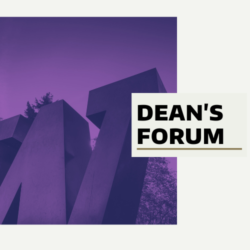 Dean's Forum Logo Square