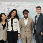 Six NextGen students smiling at a Civic Health event