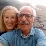 Bob with his wife, Melinda, on the Oregon coast.