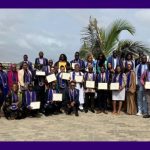 Photo of Cohort 8 Fellows holding certificate